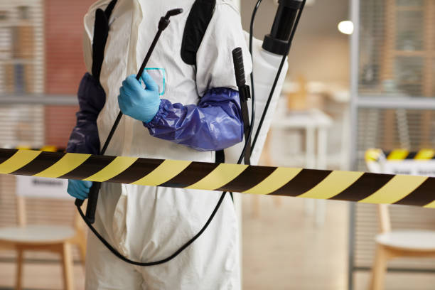 Professional Biohazard technician working in Simonton, TX